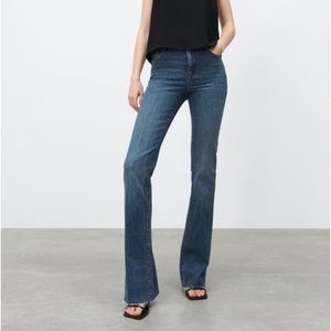 ZARA | High rise flare jeans